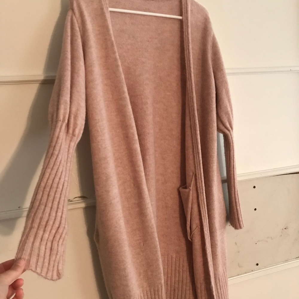 Topshop Blush Cardigan